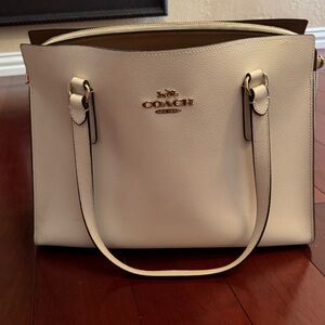 Coach Elegant Cream Tote Bag